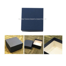 Подарочная упаковка для картона MDF Синяя шкатулка для ювелирных изделий